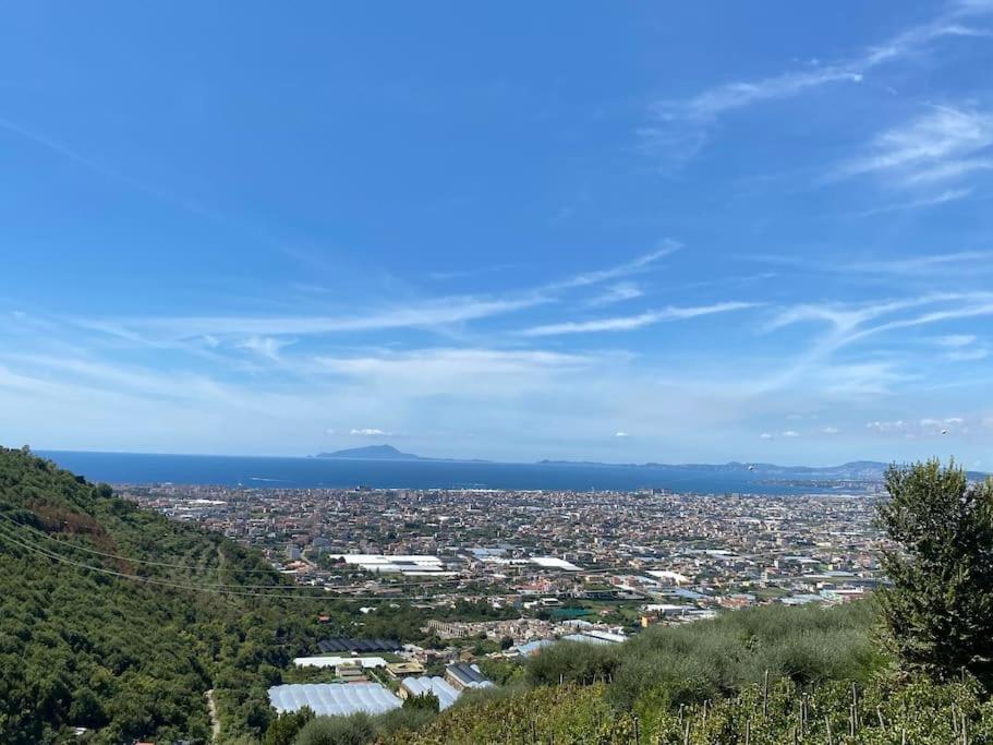 Casale Di Lusso Panoramico Villa Lettere Dış mekan fotoğraf